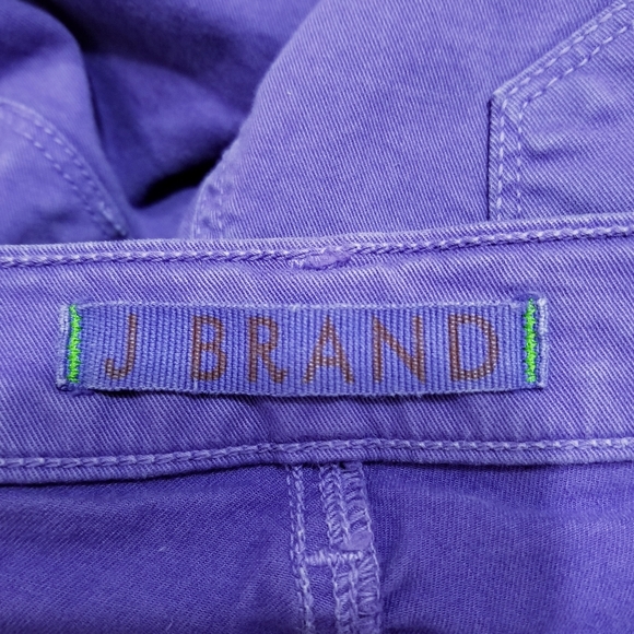 J Brand Super Skinny Bright Purple Stretch Denim Jeans Sz 26 - Picture 7 of 12